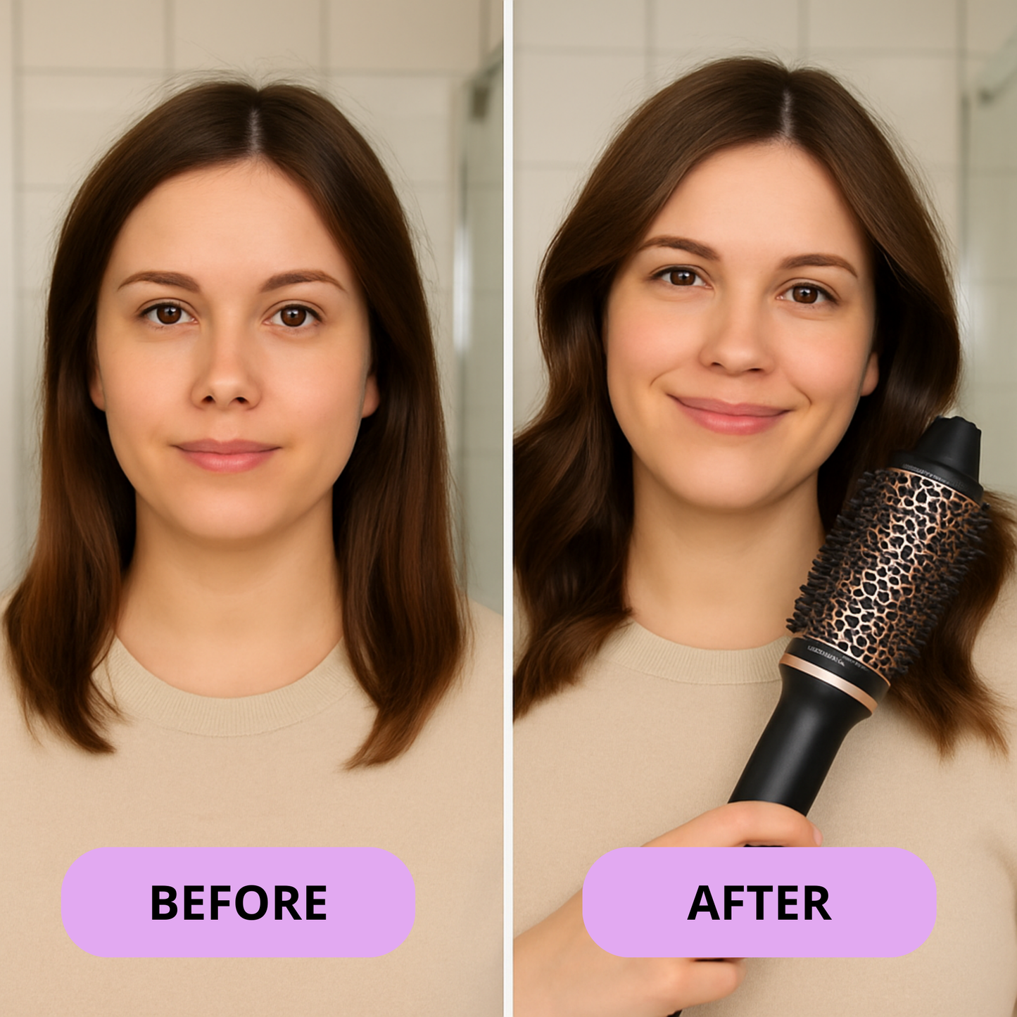 3-in-1 Hair Tool — Curl, Straighten & Volumize Instantly